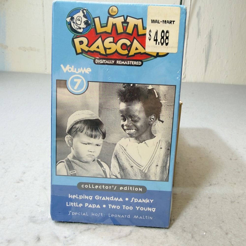 The Little Rascals VHS 2-Pack Vol 7 &‎ 18 Remastered Factory Sealed Cabin Fever